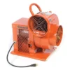 Manhole blower rental with ducting for confined space ventilation